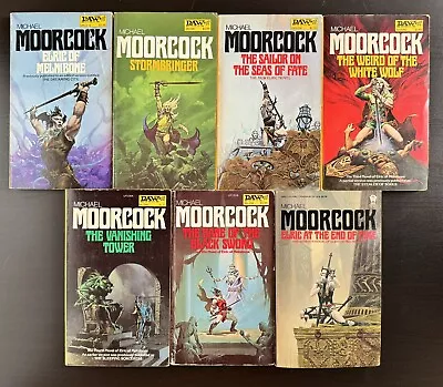 The Elric Saga By Michael Moorcock DAW Print Lot Of 7 • $160