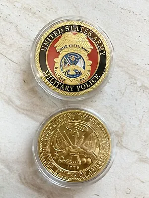 MP-Military Police Officers Badge Challenge Coin US Army • $15.91