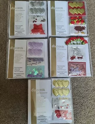 10 Packs - DIY Cards With Accessories Card Making Kit *Random Selection* Crafts • £14.95