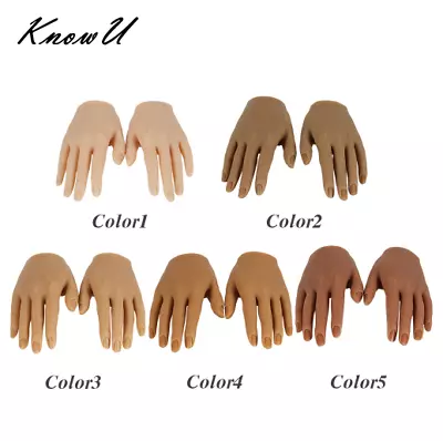 KnowU Silicone Hand Nail Art Practice Manicure Model Display Moveable Nails • $7.83