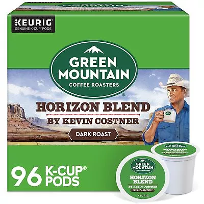 Green Mountain Coffee Roasters Horizon Blend By Kevin Costner K-Cups 96 Count • $49.99