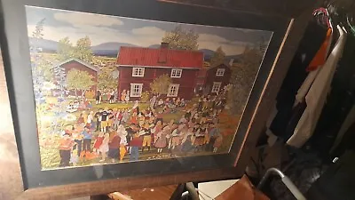 1972-73 Stina Sunesson  Musician Folk Festival  Painting • $80.50