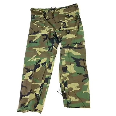 NEW ORC Army Military Improved Woodland Rainsuit Wet Weather Pants Trousers L • $19.11