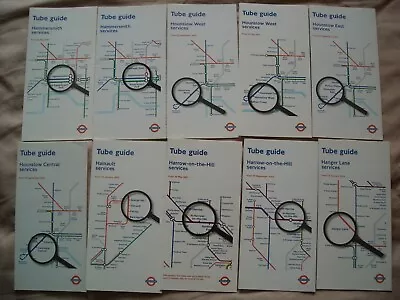 London Underground Tube Guides Tube Maps List 5 • £11