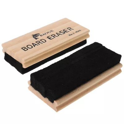 2 Pcs Blackboard Eraser Cleaner Black Board Eraser Wool Felt Eraser • $10.24