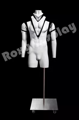 Male Invisible Mannequin 3/4 Torso With Magnetic Fittings #MZ-GH3/4M • $329