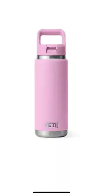 YETI Rambler 26oz Water Bottle With Straw Cap - Power Pink (Limited Edition) New • $150