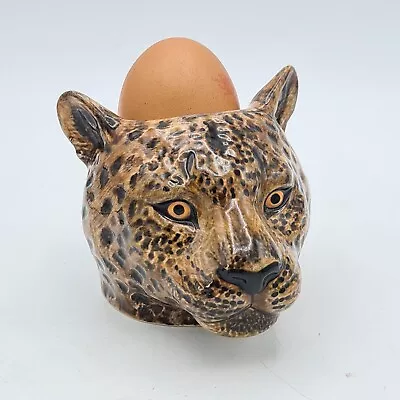 Quail Ceramics Cat Leopard Face Egg Cup 185g Wildcat Themed Egg Holder Quail • £12.99