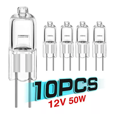 £2.99 • Buy 12V Halogen Lamp Base Super Bright 5W 10W 20W 35W 50W JC Bi-Pin Bulbs G4 10 Pack