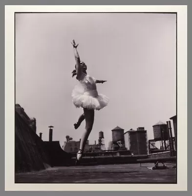 Elliott Erwitt 1949 Ballerina Rooftop Dancing 6 X6  Magnum Archival Photograph • $650