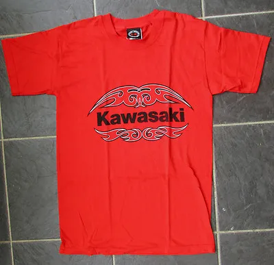 Adults Genuine Kawasaki Red Short Sleeve T-Shirt   Small • £14.99