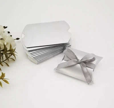 $9.95 • Buy Paper Crafts Candy Box Birthday Wedding Part Gift Pillow Boxes Without Ribbon