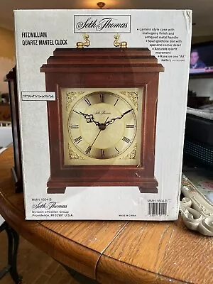 Seth Thomas Fitzwilliam Quartz Mantel Clock Lantern Style Case MMH 1604-B NOS • $27.90