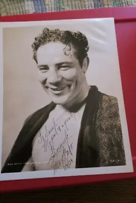 Max Baer Sr. Autograph 8X10 Photo Signed 07/04/1934 Heavyweight Champ $200  OFF! • $550