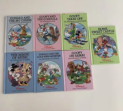 Disney's Small World Library Set Of 7 Books 1991 WALT DISNEY • $39.95