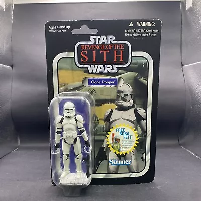 Star Wars Clone Trooper Revenge Of The Sith Vintage Collection Foil Hasbro A2 • $37.95