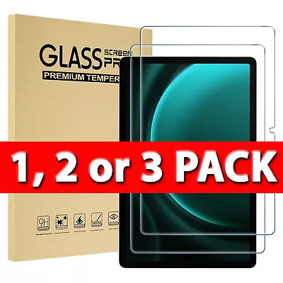 For Samsung Galaxy Tab S9 FE PLUS S8/S7 PLUS Tempered Glass Screen Protector • £5.45