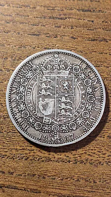 £20 • Buy 1887 Victoria Jubilee Half Crown Silver Lovely Coin