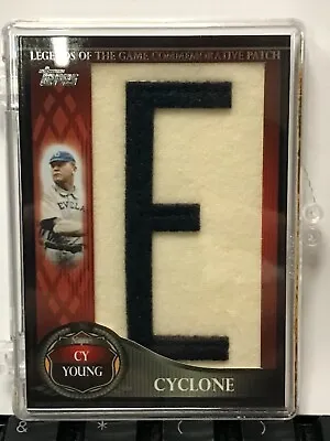 $49.99 • Buy 2009 Topps Legends Of The Game Letter Series Patch Naps Cy Young 50/50