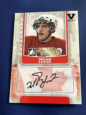 2011-12 ITG Canada VS The World Auto Milan Lucic #A-MLU Auto • $0.99