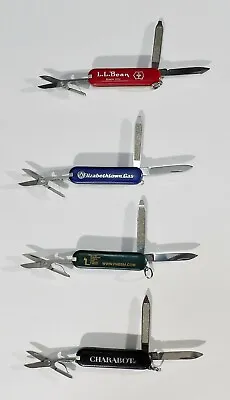 Lot Of 4 Vintage Victorinox Advertising Key Chain Knives • $24.99