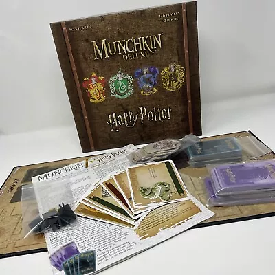 USAopoly Munchkin Deluxe Harry Potter Hogwarts Board Card Game Wizard Incomplete • $18.99