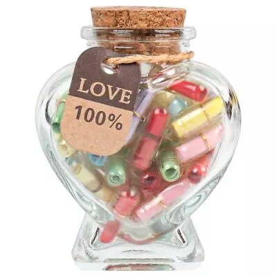 44 Pcs Love Capsules Message In A Glass Bottle For Birthday Valentines • $16.42