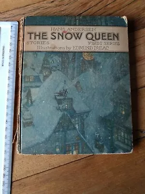 The Snow Queen Hans Anderson Edmund Dulac Illustrations. C1920 Hardback Book • £45