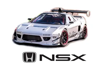 1:10 RC Clear Lexan Body Shell Pandem Honda NSX Inc Decals Suit Race Or Drift. • $49.93