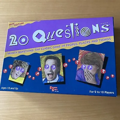 20 Questions Board Game 1992 Edition Vgc All Parts Present • £15
