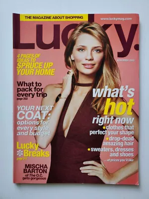 2003 LUCKY Magazine MISCHA BARTON Gloria Estefan Beyonce Ashanti Jewel B.B. King • $29.99