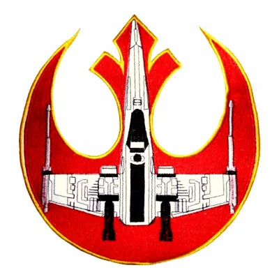 Rebel Logo & X-Wing Embroidered Big Patch Star Wars For Jacket Back • $34.99