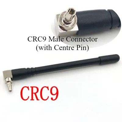 £3.39 • Buy 3dBi 1.9 - 2.1Ghz Mini Rubber 3G 4G LTE DAB Antenna With CRC9 Male 90° Connector