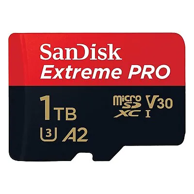 SanDisk 32GB 64GB 128GB 256GB 512GB 1TB Extreme Pro Micro SD (SDXC) Card U3 V30 • £14.27