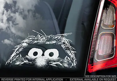 ANIMAL Car Sticker - Muppets Peeping Peeper Window Decal Bumper Sign Gift Art • $5.42