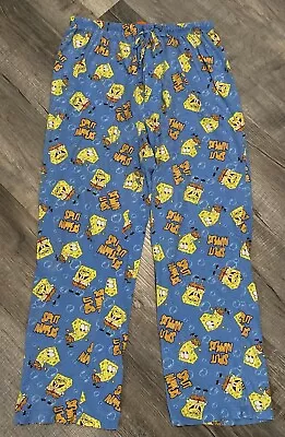 Nickelodeon 2007 Spongebob Squarepants Loungewear Pajama Pants Size Adult Small • $15
