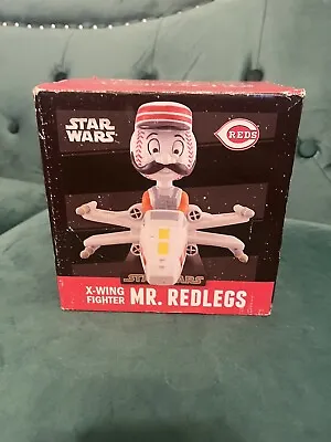 Cincinnati Reds - Star Wars Mr. Redlegs X-WING Fighter 2016 Bobble Head! NEW!! • $19.99