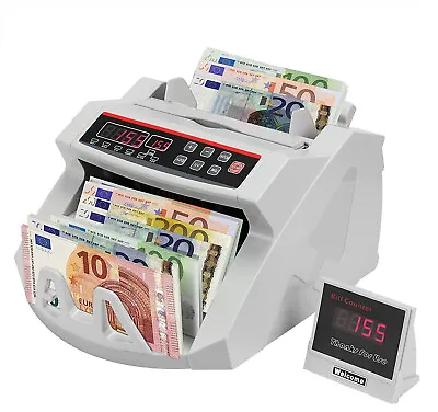 Money Bill Cash Counting Currency Detector Counter Bank Counterfeit Detector UK • £72.99