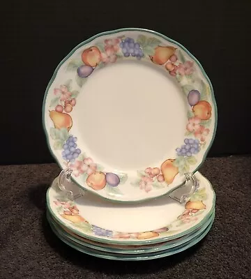  Market Day  E801 Set Of 4 Salad Plates From Epoch Collection By Noritake • $24