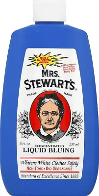 (Pack Of 6) Mrs. Stewarts Concentrated Liquid Bluing 8 Fl Oz Each Bio-Degrada • $31.46