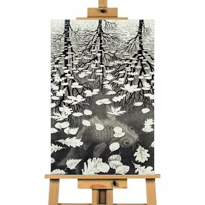 £17.99 • Buy M.C Escher Three Worlds Canvas Wall Art Picture Print Ready To Hang