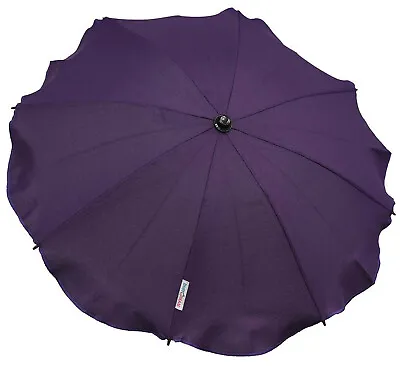 Universal Baby PARASOL Waterproof Fit Uppababy Vista PRAM Dark Purple  • £12.49