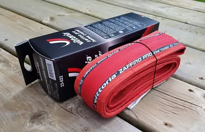 Genuine Vittoria Zaffiro Pro Home Trainer Tire 700x23c Red New In Box • $36.99