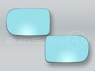 Non-heated Door Mirror Glass And Backing PAIR Fits 1995-2001 BMW 7-Series E38 • $41.90