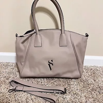 Simply Vera By Vera Wang Lavender Gray Taupe Tote Bag Purse Handbag Shoulder Bag • $14.50