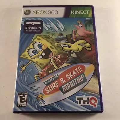 SpongeBob's Surf & Skate Roadtrip (Microsoft Xbox 360 2011) NEW SEALED • $17.99