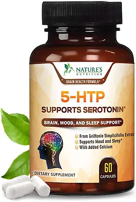 $76.50 • Buy 5-HTP 200Mg Capsules Highest Potency Serotonin Support For Sleep & Stress Manage