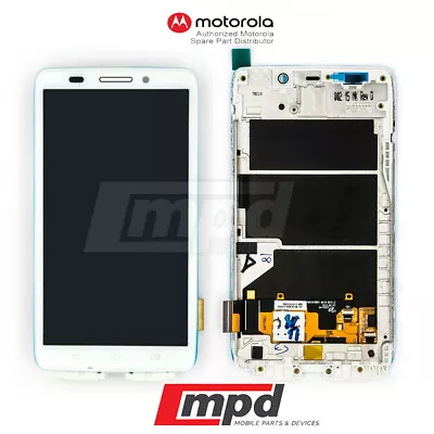 Motorola (XT1080) Droid Ultra LCD & Touch Screen With Frame White • $58