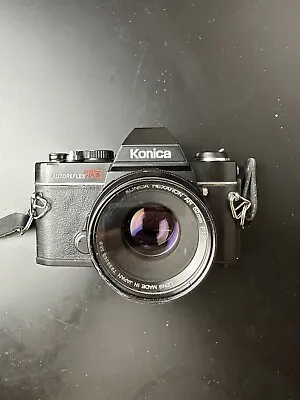 Konica Auto Reflex TC 35MM Film Camera W 52mm F1.8 Hexanon Lens • $39.99