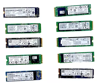 256GB NVMe MSATA PCIe M.2 Solid State Drives (Lot Of 10) M-Sata HDD Hard Drive • $149.98